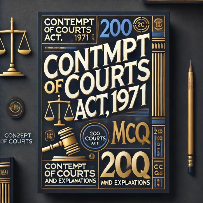 contempt of court act